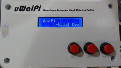 uWaiPi - Time Driven Automatic Plant Watering System