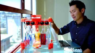 Build your very own drink mixing robot!