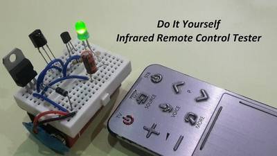 Infrared Remote Control Tester Using TSOP4838