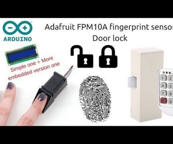 Arduino Fingerprint Door Lock