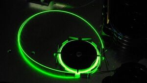 Secure communication with light particles