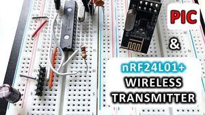 PIC18F252 Microcontroller & nRF24L01+ : Wireless Transmitter