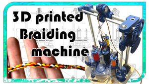 3D printed braiding machine / How it works, Construction, Technical Details