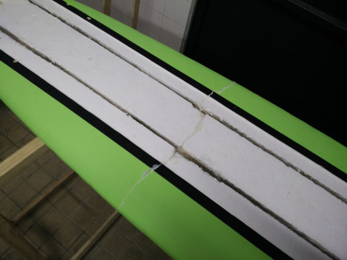overview of the glued board
