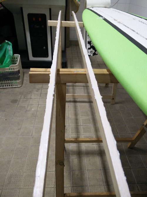 the new stringers ready to install