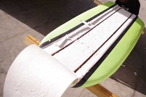 lifting up the lining