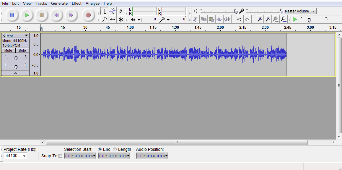 OpenSource_Audacity_screenshot