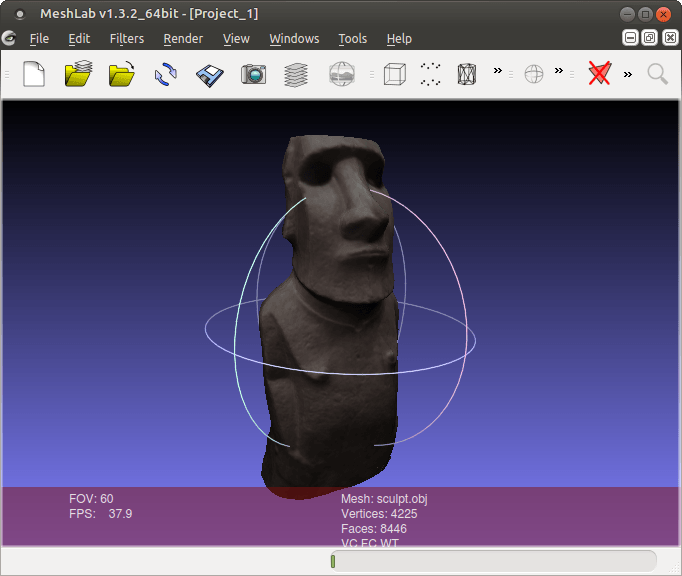 OpenSource_Meshlab_screenshot