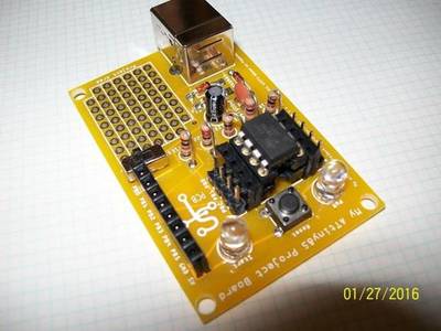 PM42_AttinyVUsbProjectBoard