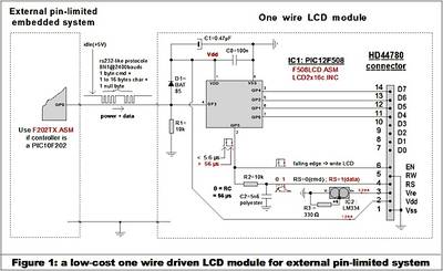 PM43_OneWireBringsPowerDataToLcdMod