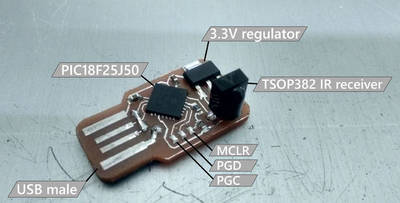 DIY HID IR keyboard (FLIRC clone)