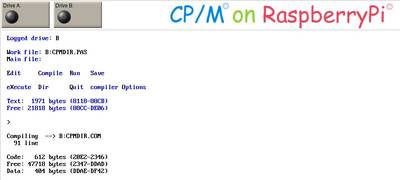 EMUZ80 RPI - Z80 / CP/M - Emulator on Rapberry PI(2)