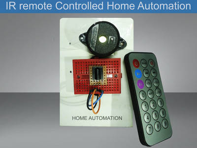 IR Remote Controlled Home Automation