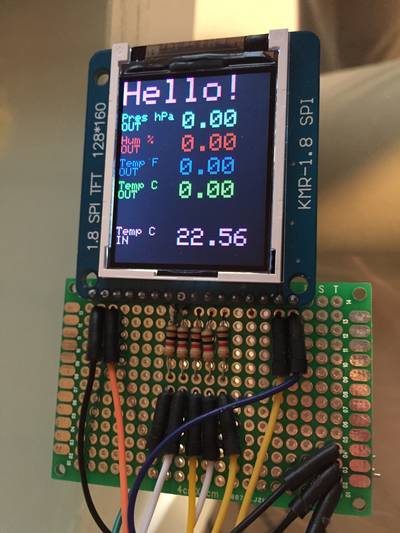 Weather station v1.3 with RF transmission