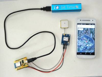 ESP8266: GPS Location web server with Google Maps