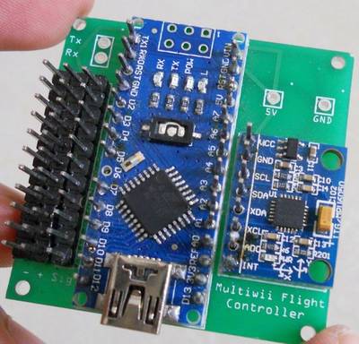 Custom Multicopter Flight Controller