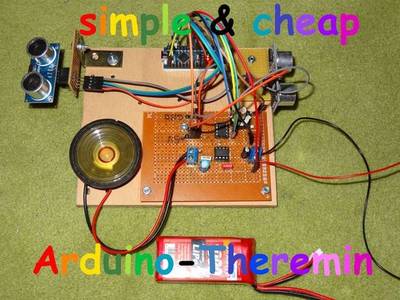 Arduino Theremin With Variable Pitch and Volume