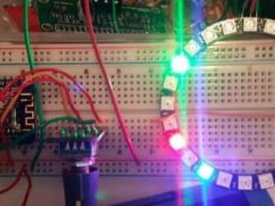 ESP8266 Neopixel Ring Clock