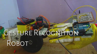 Hand Gesture Controlled Robot