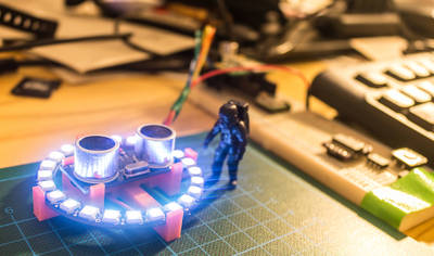 NeoPixel 24 & HC-RS04 Sonar Support