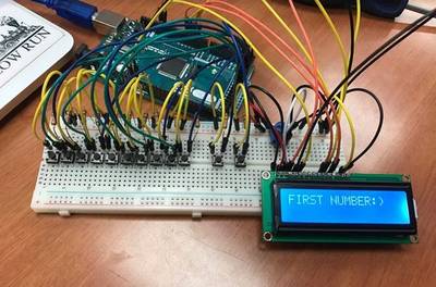 Simple Calculator With Arduino MEGA