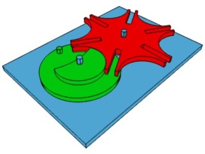 Malta Cross movement - Non-linear gears - OpenScad - Configurable