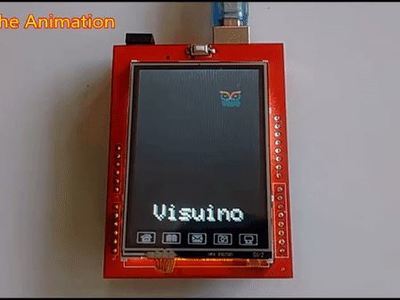 Bitmap animation on ILI9341 TFT Touchscreen Display Shield