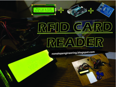 RFID Card reader with Arduino,RFID-RC522 and LCD 16x2