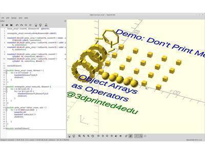 OpenSCAD - Array Utility