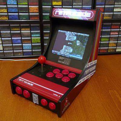 Desktop Arcade Machine : 3D Printed + RetroPie