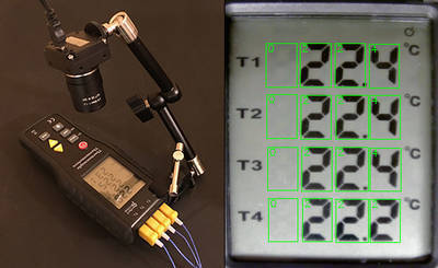 Dumb thermometer gets digital output