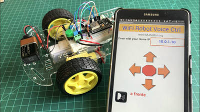 WiFi Voice Controlled Robot With NodeMCU