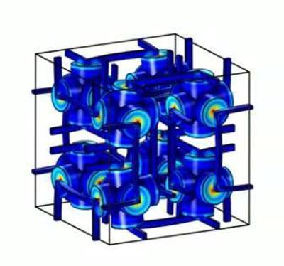 Growth under pressure: New metamaterial designed with counterintuitive property