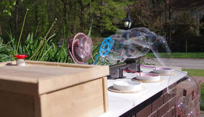 Arduino Powered Three Arm Bubble Machine