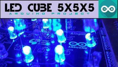 Led Cube 5x5x5 (Arduino Project)