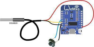 Temperature Logger With Nodemcu Esp8266 D1 Mini to Thingspeak