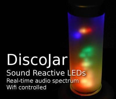 DiscoJar: Sound Reactive Lamp With 288 RGB LEDs