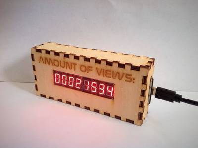 ESP-8266 Live Instructable View Counter