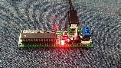 One More Small Footprint Barebone Arduino