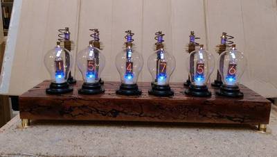 The Tesla Meets Edison Nixie Clock