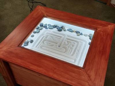 Zen Garden CNC End Table