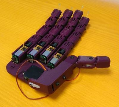 Dextra - Open-source myoelectric hand prosthesis