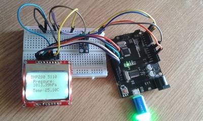 BMP280+5110 LCD Arduino