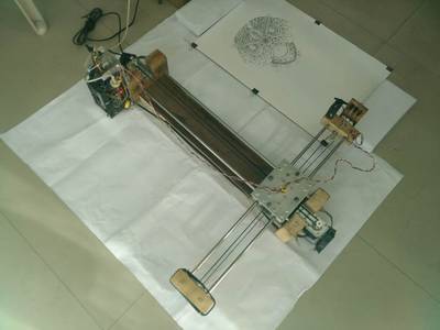 Crazy Engineer’s Drawing Robot / Arduino GRBL CoreXY Servo