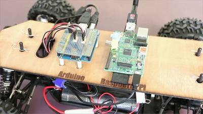 Controlling RC Car Via a Web Interface