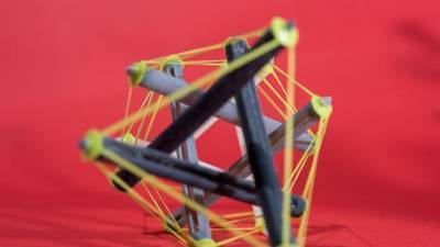 Researchers Create 3-D Printed Tensegrity Objects Capable of Dramatic Shape Change