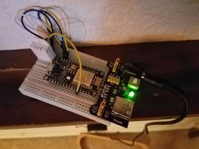 NodeMCU Webserver with Class-Based 60-Second Temp Average