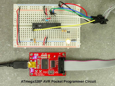 Breadboarding and Programming the ATmega328P & ATtiny45 in Atmel Studio 7