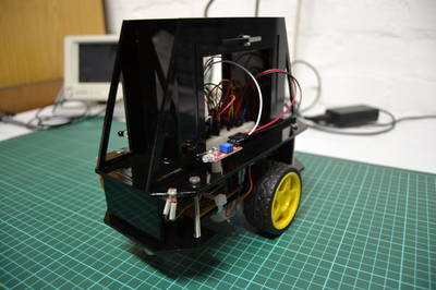 Sensor Platform Robot With IR Control