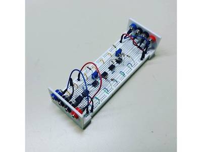 Banana jack adapter for breadboards